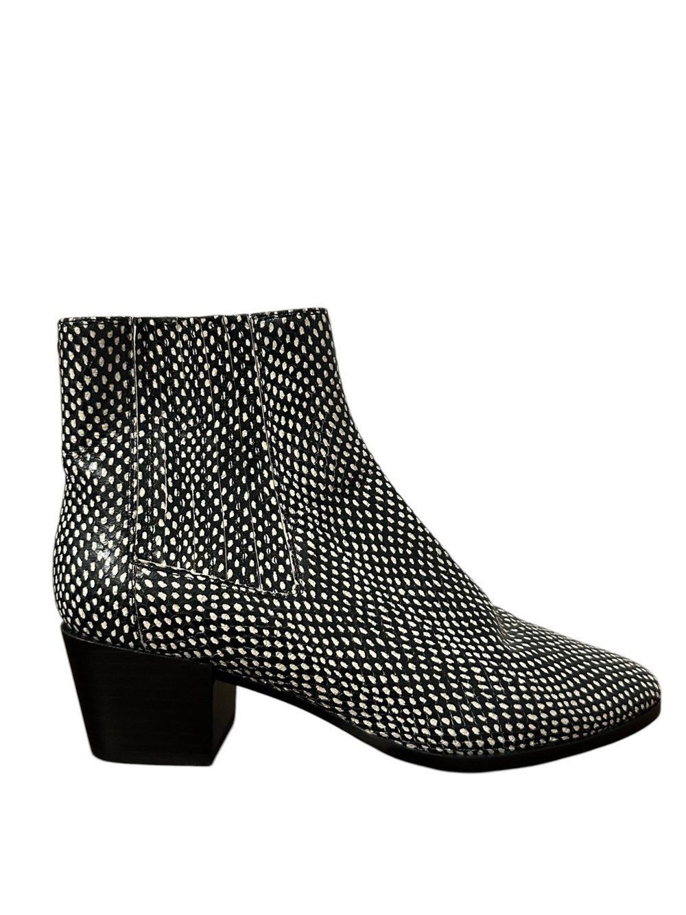 rag & bone Women’s Rover Chelsea Ankle Boots snakeskin embossed leather Size 39 - Picture 2 of 9